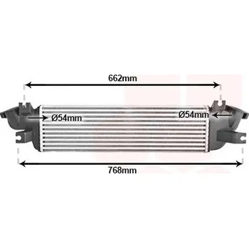 Chladič motoru Chladič turba VAN WEZEL 32014703