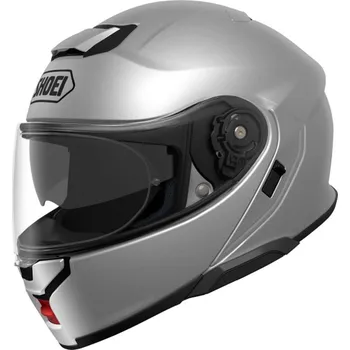 Helma na motorku Moto přilba Shoei Neotec 3 light silver M