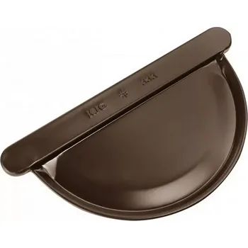 okap Pozinkované čelo žlabu 330 mm, RAL 8028 testa di moro KJG