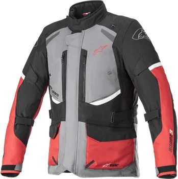 Moto bunda Bunda ANDES DRYSTAR, ALPINESTARS (šedá/černá/červená) 2025 3XL