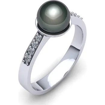 Prsten Prsten s perlou PP18002 Materiál: Červené zlato 14kt, Velikost: 74