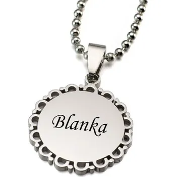 Přívěsek Přívěsek s řetízkem z chirurgické oceli Květina