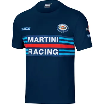 Pánská móda Sparco MARTINI RACING pánská košile s dlouhým rukávem - navy blue