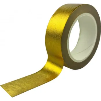 Gymnastický míč VFstyle Ozdobná izolepa 10 m Barva: zlatá