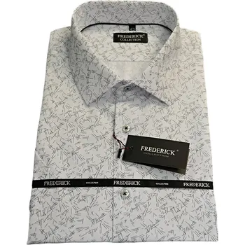 Pánská košile Pánská košile s krátkým rukávem - střih REGULAR - vzor F691 - 40