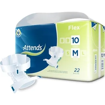 Inkontinenční kalhotky Attends Slips Flex Super Plus 10inkontinenční zalepovací kalhotky M 22 ks
