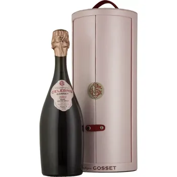 Víno Champagne Gosset Celebris Rosé Extra Brut. (víno šumivé, champagne, Rosé, Extra Brut)