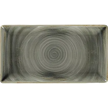 Talíř RAK Porcelain RAK Spot talíř obdélný 33,5 cm – olivínový | RAK-SPTEDRG33
