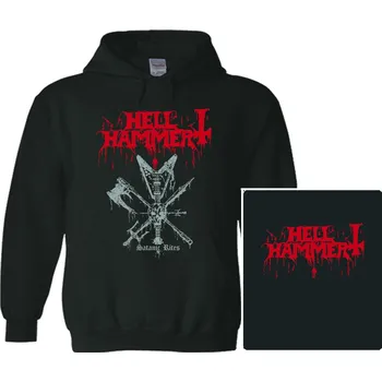 Pánská mikina mikina s kapucí Hellhammer - Satanic Rites
