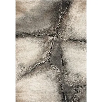 Koberec Spoltex kusový koberec Ibiza 608-295 Grey Beige rozměr 80 x 150 cm