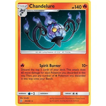 Karetní hra Chandelure 030/236 - Unified Minds Typ karty: Reverse Holo