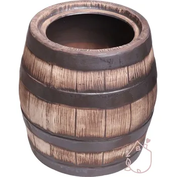 Květináč sud z keramiky květináč květináč