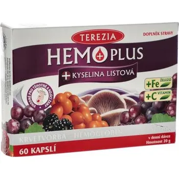 Speciální výživa Terezia Hemo Plus + kyselina listová, 60 kapslí