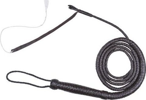 Westernový bič HKM hnědý 330cm