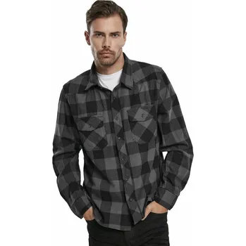 Pánská košile košile pánská BRANDIT - Check - 4002-black/grey checked - 3XL