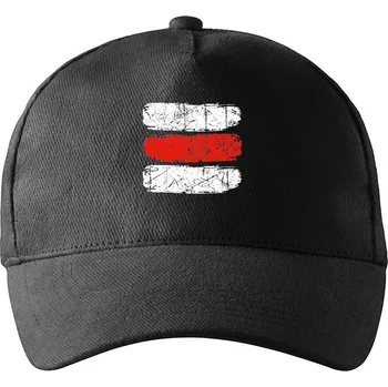 Kšiltovka Kšiltovka Turistická značka - červená, Barva Černá, Velikost 19×11 cm , Canvas Kšiltovka Bezvatriko.cz 2079