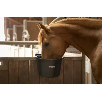 Síť na seno Žlab pro koně HIPPOTONIC Modrá