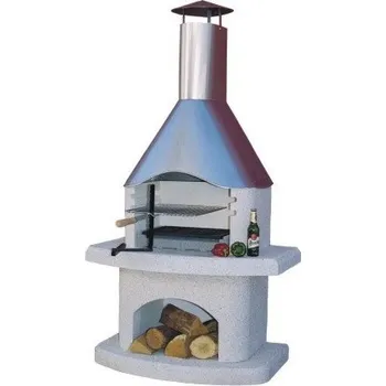 Zahradní krb Zahradní krb Exklusiv nerezový, Barva Šedá 48