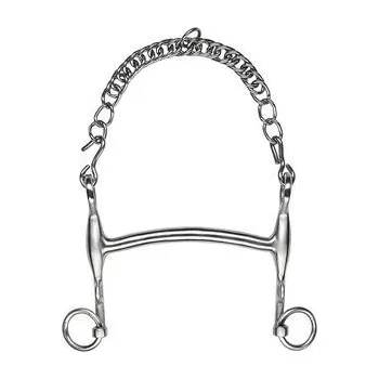 Udidlo pro koně Drezurní páka FEELING Satin s pevnými rameny 13,5 cm