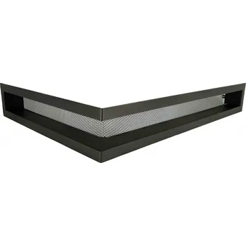 LAgrid s.r.o. Krbová mřížka tahokovová rohová černá 65x38x 9