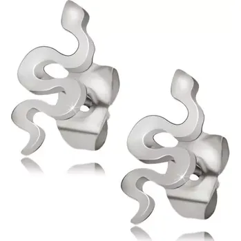 Náušnice Náušnice z chirurgické oceli - plazící se had