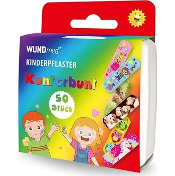 Náplast WUNDmed Dětské náplasti různé vzory box 50 ks