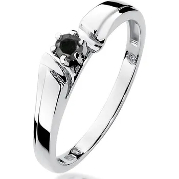 Hodinky Prsten Bonore - Bílé Zlato 585 - Černý Diamant 0-1 Ct 119311