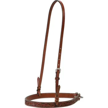 Věšák na sedlo a uzdečku Westernový nánosník WEAVER Turquoise Cross Floral Carved