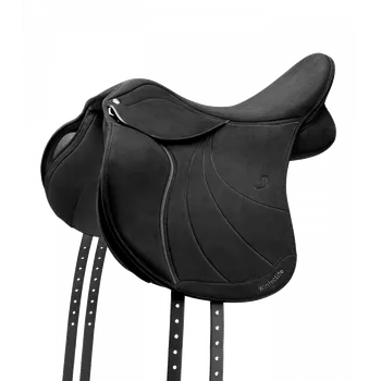 Jezdectví Všestranné sedlo WINTECLITE HART D´LUX WIDE černá 17"/43 cm