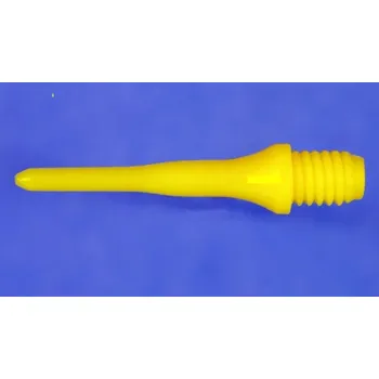 Příslušenství pro šipky Hroty cyber tufflex krátké 100 ks žluté