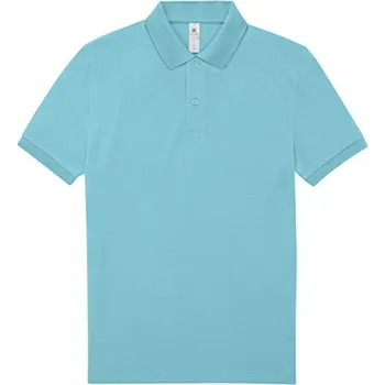 Pánské tričko B&amp;C Unisex polo triko PU424 Meta Turquoise XL