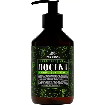 Šampon Pan Drwal Sensitive Skin Shampoo Docent 250 ml - Šampon na vlasy pro muže s citlivou pokožkou