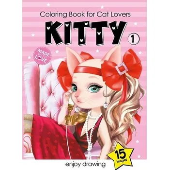 Set školních potřeb Kolorowanka A5 15 obrazków Kotki 1