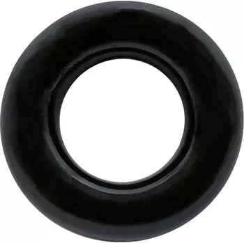 Černý pružný erekční kroužek