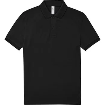 Pánské tričko B&C Unisex polo triko PU424 Black 4XL