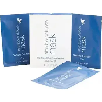Pleťový krém Forever Aloe Bio-Cellulose Mask 3 x 25 g (Rozjasňuje a sjednocuje tón pleti)