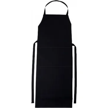 Kuchyňská zástěra CG Workwear Velká pracovní zástěra Verona, 110 x 75 cm Barva: Černá, Velikost: 110 x 75 cm CGW130