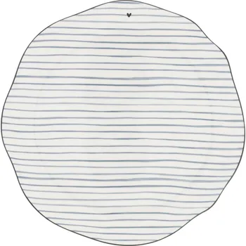 Talíř Bastion Collections Keramický talíř Iris Blue Srtipes Ø 27 cm