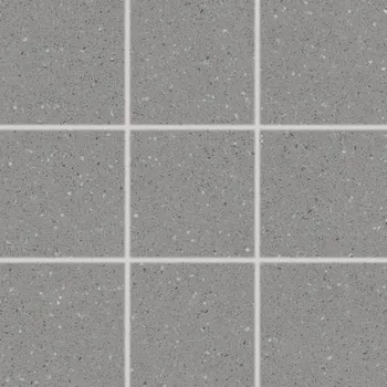 Obklad Compila Shadow - dlaždice rektifikovaná 9,8x9,8 šedá DAK11866
