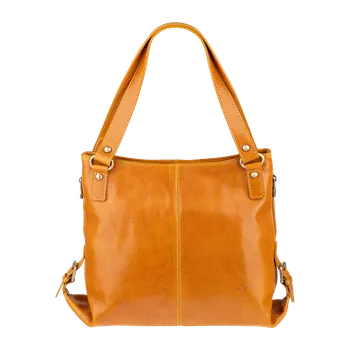 Kabelka NovaKabelka.cz Kožená italská kabelka Nela Gialla