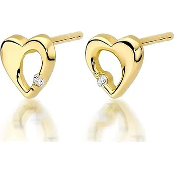 Hodinky Náušnice Bonore - Zlato 585 - Diamant 0-0086 ct 128614