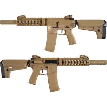 Airsoftová zbraň Delta Armory Airsoftová zbraň M4 AR15 SilentOps 7" Charlie - TAN