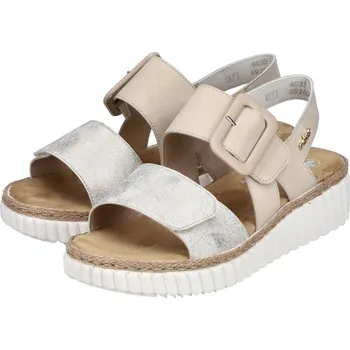 Dámské sandále Dámské sandále 69260-60 Rieker béžové Barva: beige, Velikost: 37