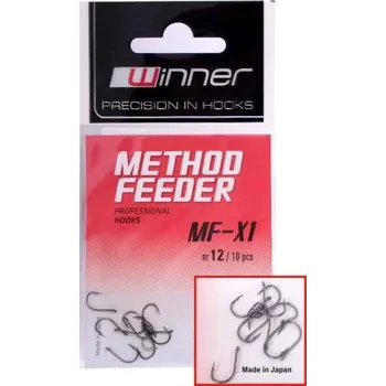 Rybářský háček Háček - Matt Finish Method Feeder Hook Classic 10ks č.8