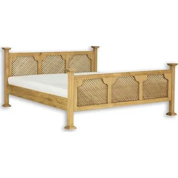 Ložnicová sestava Postel LK705 povrchová úprava - včelí vosk Přírodní včelí vosk rozměr 90x200