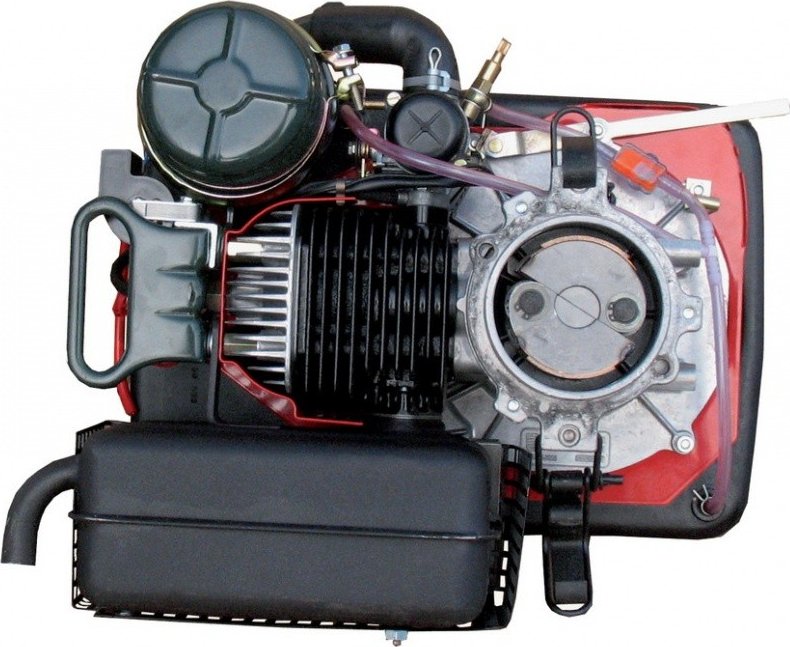 Motor Jikov Green Motor JIKOV 1447DV 80 mm odstředivá spojka kontaktní zapalování manuální dekoventil