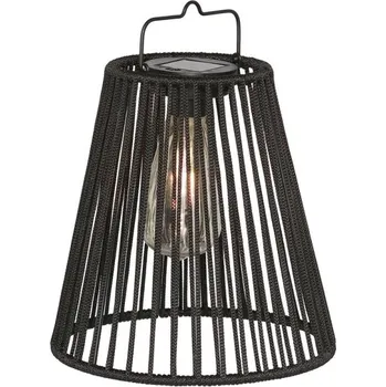 Venkovní osvětlení BIZZOTTO Zahradní solární lucerna NIKHITA černá