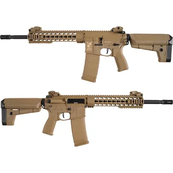 Airsoftová zbraň Delta Armory Airsoftová zbraň M4 AR15 KeyMod 10" Charlie - TAN