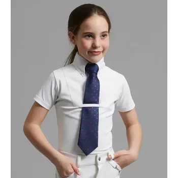 Jezdecké oblečení Dětské závodní tričko Premier Equine Luciana Bílá 5-6 let