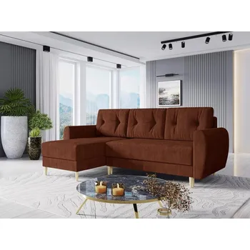 Nábytek Rohová sedačka s funkcí spaní Kukle S, Potah: Poso 39 MIRJAN 5903211253614